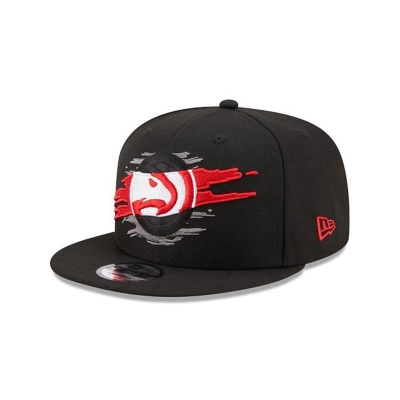 Sapca New Era Atlanta Hawks NBA Logo Tear 9FIFTY Snapback - Rosii